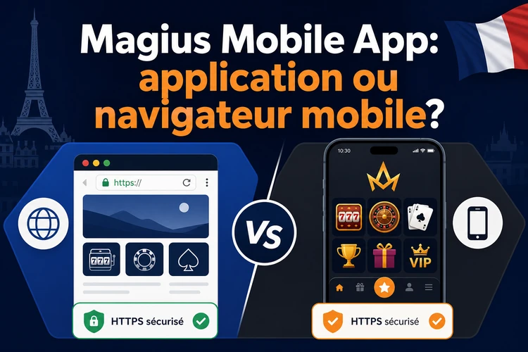 Magius Mobile App: application ou navigateur mobile?