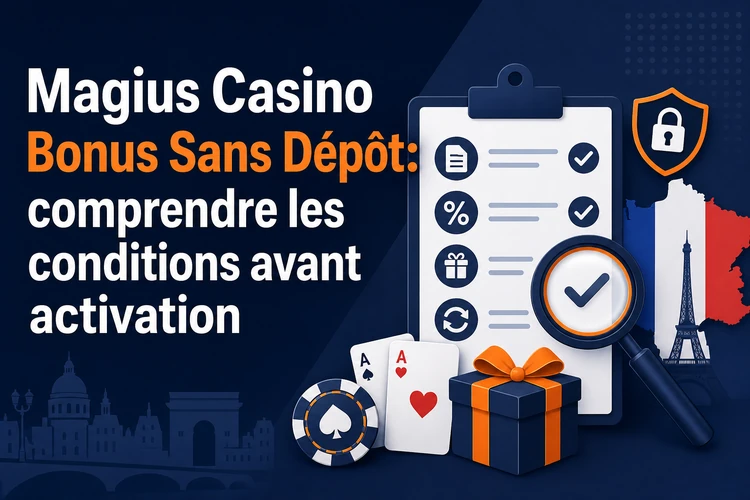 Magius Casino Bonus Sans Dépôt: comprendre les conditions avant activation