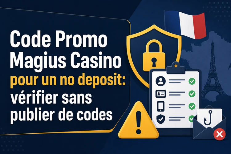 Code Promo Magius Casino pour un no deposit: vérifier sans publier de codes